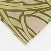 アールヌーボーアルフォンスミュシャフローラカーネーション花 フリースブランケット (角)