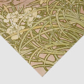 アールヌーボーアルフォンスミュシャフローラカーネーション花 薄葉紙 (詳細)