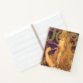 アールヌーボーアルフォンスミュシャヴィンテージ ノートブック (内部)