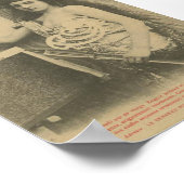 アールヌーボーアルフォンスミュシャ女性芸術モデル ポスター (角)