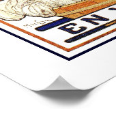 アールヌーボーアルフォンスミュシャ、洗浄製品および ポスター (角)