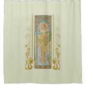 アールヌーボーアルフォンスミュシャ-The Brightness of Day シャワーカーテン (正面)