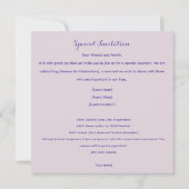 アールヌーボーアルフォンスミュシャfor any大事な行事 招待状 (裏面)