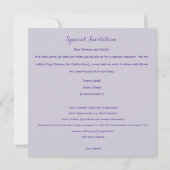 アールヌーボーアルフォンスミュシャfor any大事な行事 招待状 (裏面)