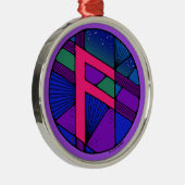 アールヌーボーアンスルーンオブインスピレーション メタルオーナメント (右)