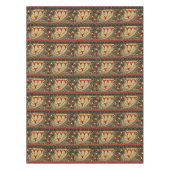 アールヌーボーアーツ&クラフツドラゴンフライフローラフリーズ テーブルクロス (正面)