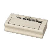 アールヌーボーアーティストブラシラベル/文房具 ラバースタンプ (スタンプ)