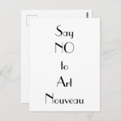 アールヌーボーアールデコ ポストカード (正面/裏面)