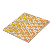 アールヌーボーイエロージョンキルフローラ壁紙ダマスク タイル (側面)