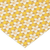 アールヌーボーイエロージョンキルフローラ壁紙ダマスク テーブルクロス (アングル)