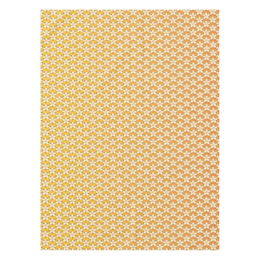 アールヌーボーイエロージョンキルフローラ壁紙ダマスク テーブルクロス (正面)