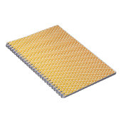 アールヌーボーイエロージョンキルフローラ壁紙ダマスク ノートブック (右側)