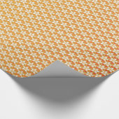 アールヌーボーイエロージョンキルフローラ壁紙ダマスク ラッピングペーパー (角)