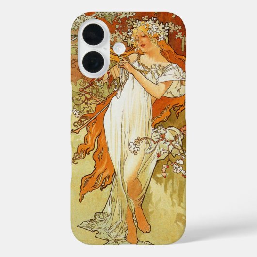 アールヌーボーインスパイアから春 Case-Mate iPhoneケース (裏面)