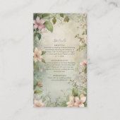 アールヌーボーインスパイアフローラ結婚交響曲 エンクロージャーカード (正面)