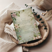 アールヌーボーインスパイアフローラ結婚交響曲 エンクロージャーカード