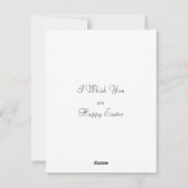 アールヌーボーイースターカード シーズンカード (裏面)