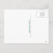 アールヌーボーイースターダフォデパーソナライズされたル シーズンポストカード (裏面)