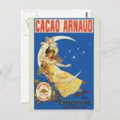 アールヌーボーウィメンアンドシャンパーニュ ポストカード (正面/裏面)