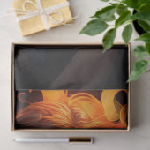 アールヌーボーウィメンズウィズアンドキャットデコページ紙 薄葉紙 (ギフト)