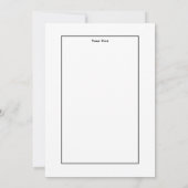 アールヌーボーウィメンズギターミュージックフェスティバル 招待状 (裏面)