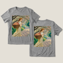 アールヌーボーウィメンピーチグレイ トライブレンドＴシャツ