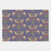 アールヌーボーウィリアムインスパイアモリスギフトラップ ラッピングペーパーシート (正面3)