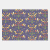 アールヌーボーウィリアムインスパイアモリスギフトラップ ラッピングペーパーシート (正面)