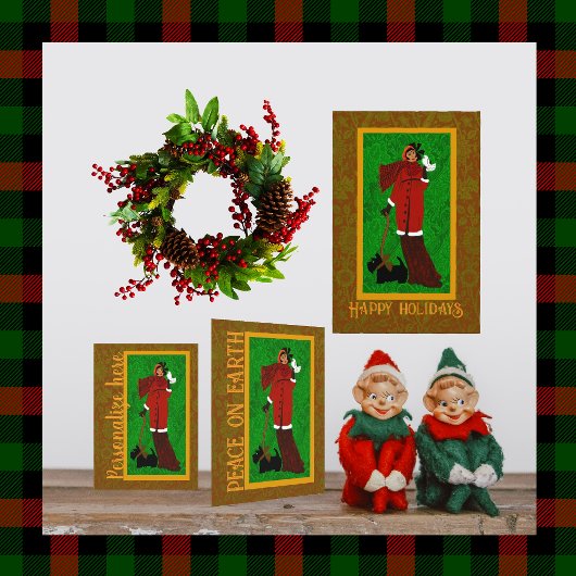 アールヌーボーウィリアムモリスハッピーホリデーズレトロ ポスター