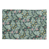 アールヌーボーウィリアムモリスレイチェスターフラワーズフォリア 枕カバー (裏面-左)