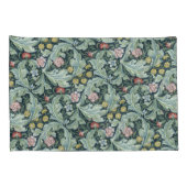 アールヌーボーウィリアムモリスレイチェスターフラワーズフォリア 枕カバー (裏面-右)