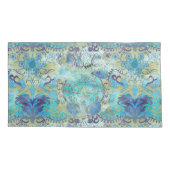 アールヌーボーウィリアムモリス1970sレトロ可逆 枕カバー (裏面)