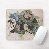 アールヌーボーウィリアム・モリスフローラリーススケッチ マウスパッド (マウス)