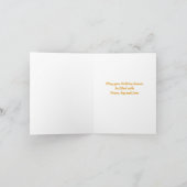 アールヌーボーウィリアム・モリスレトロクリスマスカード サンキューカード (内部)