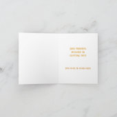 アールヌーボーウィリアム・モリスレトロクリスマスカード サンキューカード (内部)