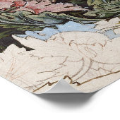 アールヌーボーウィリアム・モリス花柄スケッチ ポスター (角)