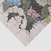 アールヌーボーウィリアム・モリス花柄スケッチ 薄葉紙 (詳細)