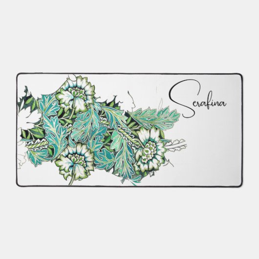 アールヌーボーウィリアム・モリス・アネノームフローラ デスクマット (正面)