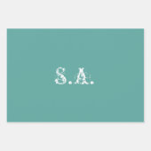 アールヌーボーウィリアム・モリス・アネノームフローラ ラッピングペーパーシート (正面3)