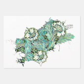 アールヌーボーウィリアム・モリス・アネノームフローラ ラッピングペーパーシート (正面2)