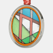 アールヌーボーウルズルーン メタルオーナメント (左)