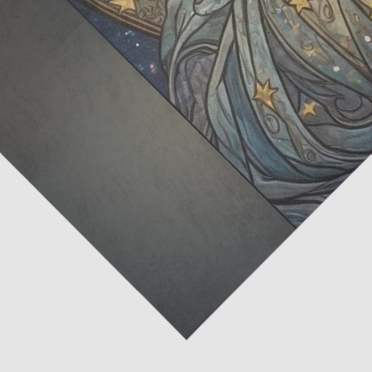 アールヌーボーウーマンインザスターズデコパージュ紙 薄葉紙 (詳細)