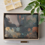 アールヌーボーウーマンコラージュ1デクページ紙 薄葉紙 (ギフト)