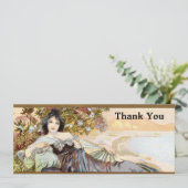 アールヌーボーウーマンバイアルフォンスミュシャテンプレート (スタンド正面)