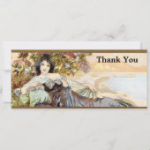 アールヌーボーウーマンバイアルフォンスミュシャテンプレート (正面)