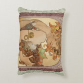 アールヌーボーウーマンミュシャビューティフル アクセントクッション (裏面(縦))