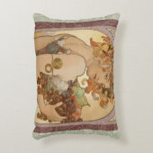 アールヌーボーウーマンミュシャビューティフル アクセントクッション (正面(垂直))