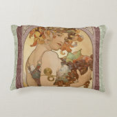 アールヌーボーウーマンミュシャビューティフル アクセントクッション (裏面)