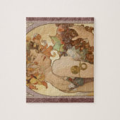 アールヌーボーウーマンミュシャビューティフル ジグソーパズル (縦)