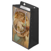 アールヌーボーウーマンミュシャビューティフル スモールペーパーバッグ (正面アングル)